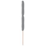 vidaXL Tête de Lit LED avec des lumières à LED Gris clair 80 cm tissu