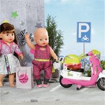 Zapf Creation 830215 - Baby born City Deluxe Scooter combinaison 43 cm