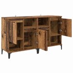 vidaXL Buffets 2 Pièces Bois Ancien 60 x 35 x 70 cm Bois d'ingénierie
