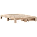 vidaXL Cadre de lit sans matelas 160x200 cm bois massif de pin