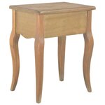 vidaXL Table de chevet 40 x 30 x 50 cm Bois de pin massif