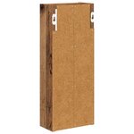 vidaXL Armoire murale de salle de bain Bois ancien 20 x 10 x 50 cm