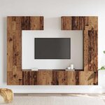 vidaXL Set de Meubles TV 6 Pièces Bois ancien 200 x 30 x 150 cm