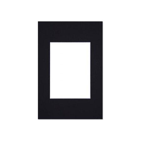 Passe partout standard noir pour cadre et encadrement photo - Nielsen - Cadre 20 x 30 cm - Ouverture 12 x 17 cm
