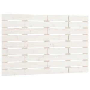 vidaXL Tête de lit murale Blanc 96x3x63 cm Bois massif de pin