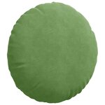 vidaXL Coussins de siège 2 Pièces Vert clair Ø 40 x 13 cm Velours