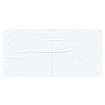 vidaXL Mur de tente de fête 2 Pièces Blanc 400 x 195 cm PE et acier