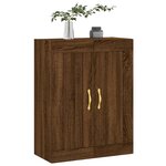 vidaXL Armoire murale chêne marron 69 5x34x90 cm bois d'ingénierie