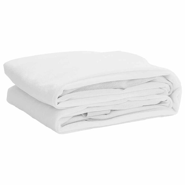 vidaXL Protège-matelas blanc 180x220 cm imperméable