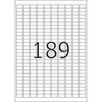 Paquetde 3780 étiquettes superprint, 25,4 x 10 mm, rouge herma