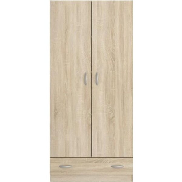 PARISOT Armoire 2 portes décor chene L78 cm - VARIA