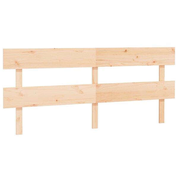 vidaXL Tête de lit 204x3x81 cm Bois massif de pin