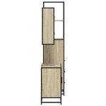 vidaXL Ensemble de meubles de salle de bain 3 Pièces chêne sonoma