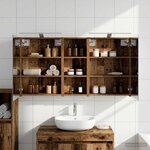vidaXL Ensemble de Meubles de Salle de Bain 3 Pièces 130 x 14 5 x 70 cm