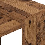 vidaXL Étagère Bois ancien 52 x 25 x 71 5 cm Bois d'ingénierie
