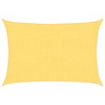 vidaXL Voile d'ombrage 160 g/m² Beige 2x3 m PEHD