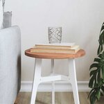 vidaXL Dessus de table Ø30x1 5 cm rond bois massif de hêtre