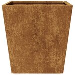 vidaXL Jardinière 40x40x40 cm acier résistant aux intempéries