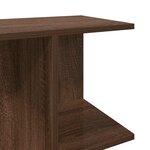 vidaXL Tables de chevet 2 Pièces chêne marron bois d'ingénierie