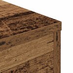 vidaXL Table basse vieux bois 55x55x30 cm bois d'ingénierie