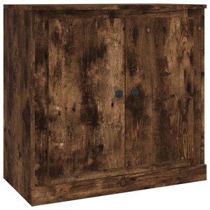 vidaXL Buffet chêne fumé 70x35 5x67 5 cm bois d'ingénierie
