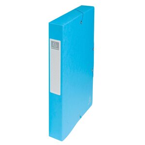 Boite De Classement Exabox Dos 40mm Carte Lustrée - A4 - Turquoise - X 8 - Exacompta