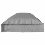 vidaXL Set de coussins de palette 2 Pièces Gris 150 x 40 x 8 cm
