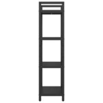 vidaXL Étagère Chêne noir 56 x 34 x 133 5 cm Bois d'ingénierie