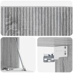 vidaXL Meuble TV mural Sonoma gris 78 5 x 41 x 30 cm Bois d'ingénierie