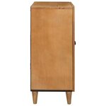 vidaXL Buffet Marron clair 60 x 33 x 75 cm bois de manguier massif