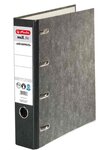Classeur Marbré maX.file Levier 4 anneaux Dos 70 mm A4 (2xA5) Noir HERLITZ