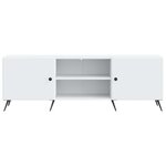 vidaXL Meuble TV Blanc 150 x 31 x 50 cm Bois d'ingénierie