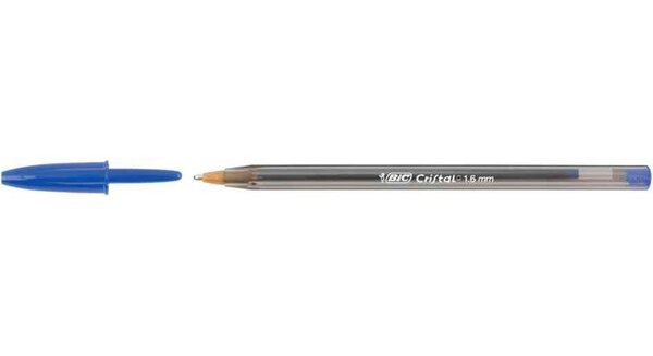 Stylo à bille Cristal Large 1 6 mm Bleu BIC