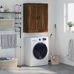 vidaXL Armoire murale chêne marron 69 5x34x90 cm bois d'ingénierie