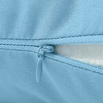 vidaXL Oreiller d'extérieur lot de 4 45 x 45 cm Bleu clair