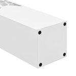 vidaXL Porte-parapluie Pierres Acier Blanc