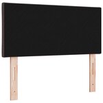 Tête de lit LED vidaXL design blocs en diamant marron foncé 90 cm tissu
