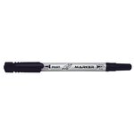 Marqueur double pour cd/dvd pointes fine et moyenne noir x 12 pilot
