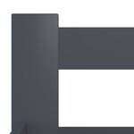 vidaXL Cadre de lit sans matelas gris foncé pin massif 180x200 cm