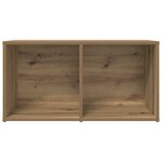 vidaXL Meuble TV chêne artisanal Bois d'ingénierie