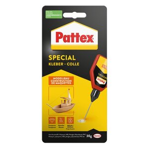 Flacon 30g Colle spéciale Maquette en plastique avec micro-doseur PATTEX