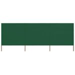 vidaXL Paravent 3 panneaux Tissu 400 x 160 cm Vert