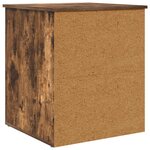 vidaXL Maison pour chat Chêne fumé 53 x 52 x 62 cm Bois d'ingénierie