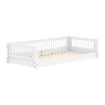 Flexa WHITE Lit Montessori bas 90 x 200 cm Blanc