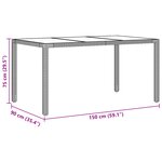 vidaXL Ensemble de salle à manger de jardin 5 pièces avec coussins beige en poly rotin