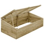 vidaXL Serre Bois de pin imprégné 100x50x35 cm