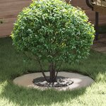 vidaXL Jardinière en acier inoxydable Acier inoxydable Moyen