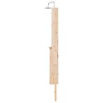 vidaXL Douche d'extérieur 246 cm Naturel