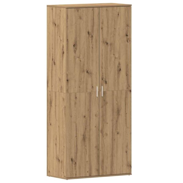 vidaXL Cabinet à chaussures Marron 80 x 39 x 180 cm Bois d'ingénierie