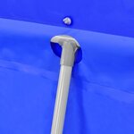 Vidaxl piscine avec cadre en acier 400x207x122 cm bleu